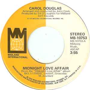 Carol Douglas - Midnight Love Affair | Releases | Discogs