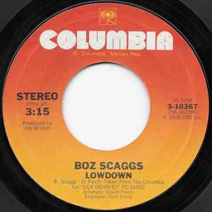 Boz Scaggs - Lowdown / Harbor Lights album cover