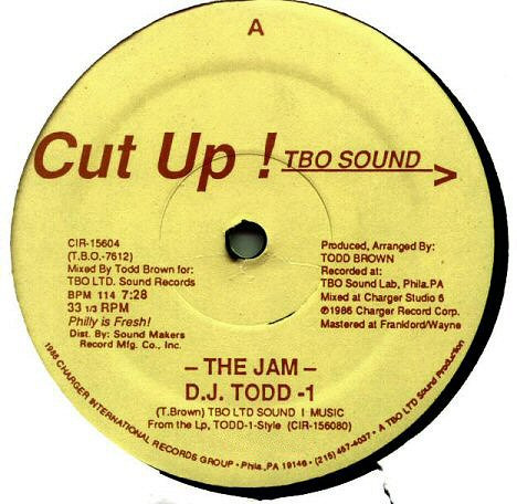 D.J. Todd-1 – The Jam (1986, Vinyl) - Discogs