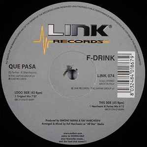 F-Drink - Que Pasa album cover