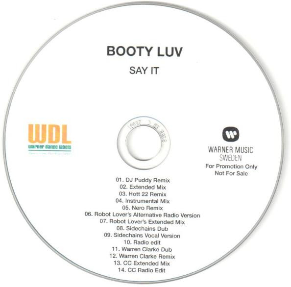 Booty Luv Say It Nero Remix