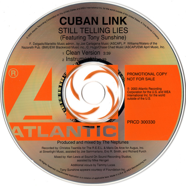 Cuban Link – Still Telling Lies (2000, CD) - Discogs