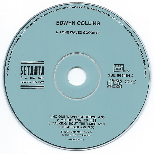 last ned album Edwyn Collins - No One Waved Goodbye