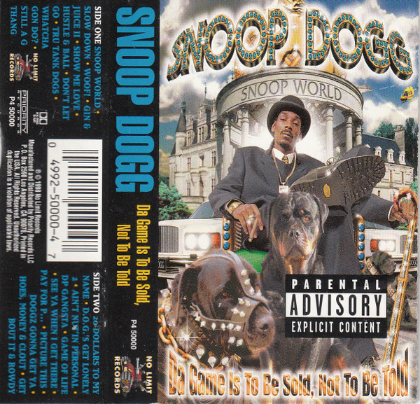 Snoop Dogg – Da Game Is To Be Sold, Not To Be Told (1998 