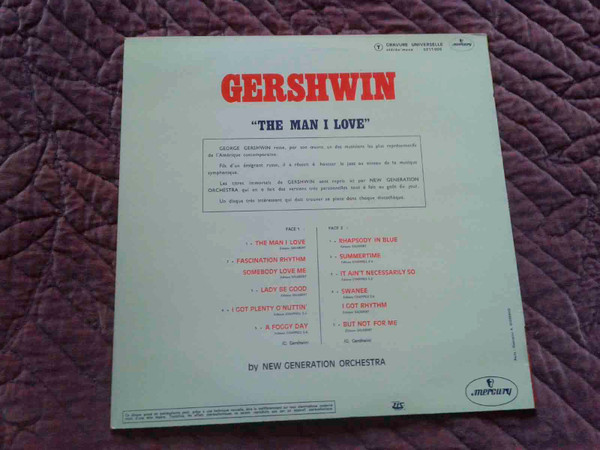 lataa albumi New Generation Orchestra, George Gershwin - The Man I Love