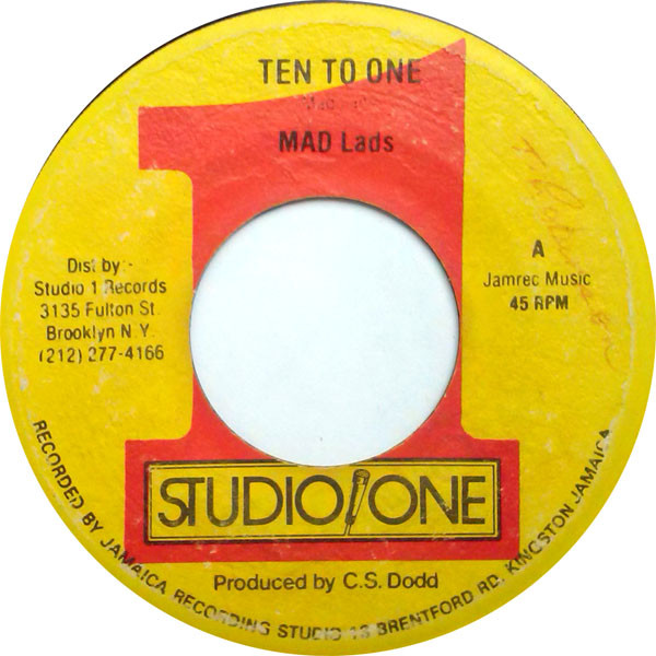 The Mad Lads – Ten To One (Yellow Label, Vinyl) - Discogs