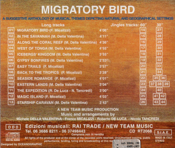 télécharger l'album Various - Migratory Bird A Suggestive Anthology Of Musical Themes Depicting Natural And Geographical Settings
