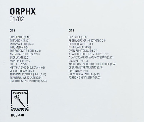 baixar álbum Orphx - 0102