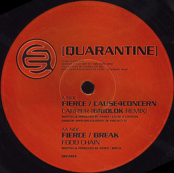 last ned album Fierce Cause4Concern Fierce Break - Carrier Gridlok Remix Food Chain