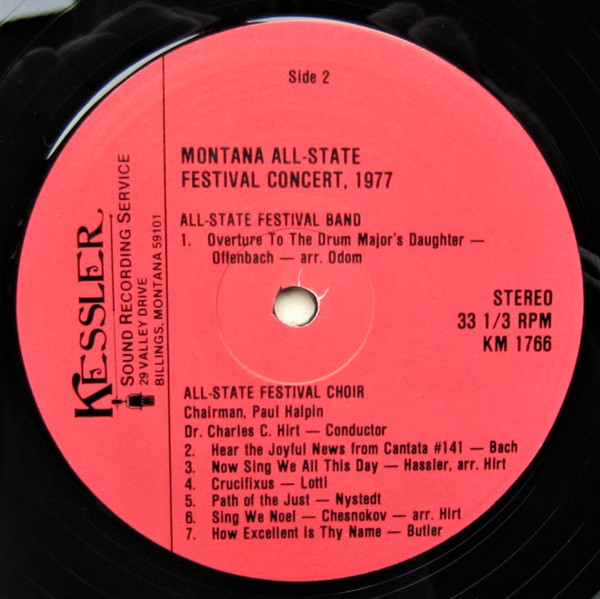 télécharger l'album AllState Festival Band, AllState Festival Choir, AllState Festival Orchestra - Montana All State Festival Concert 1977
