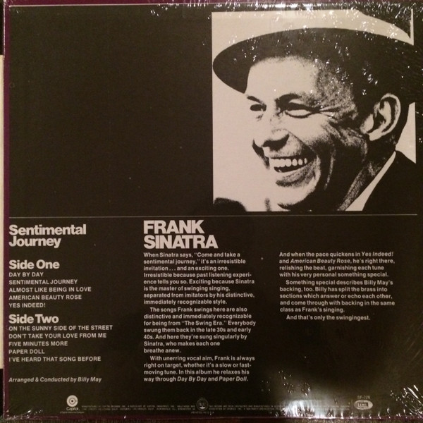 descargar álbum Frank Sinatra - My One And Only Love Sentimental Journey