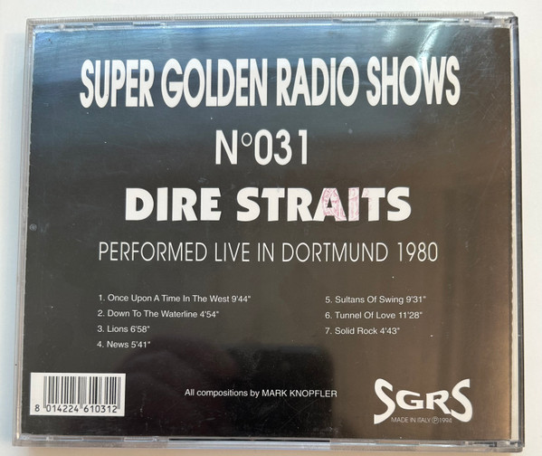 Dire Straits Cd - Live In Dortmund 1980