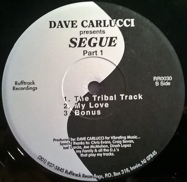 descargar álbum Dave Carlucci - SEGUE Part 1