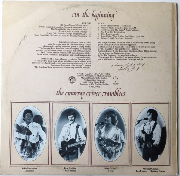lataa albumi The Murray River Ramblers - In The Beginning