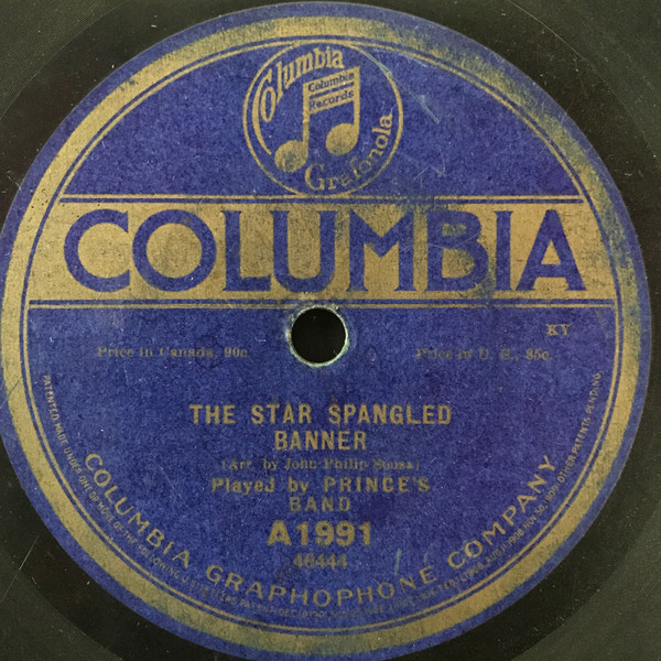 lataa albumi Download Prince's Band - The Star Spangled Banner Columbia The Gem Of The Ocean album