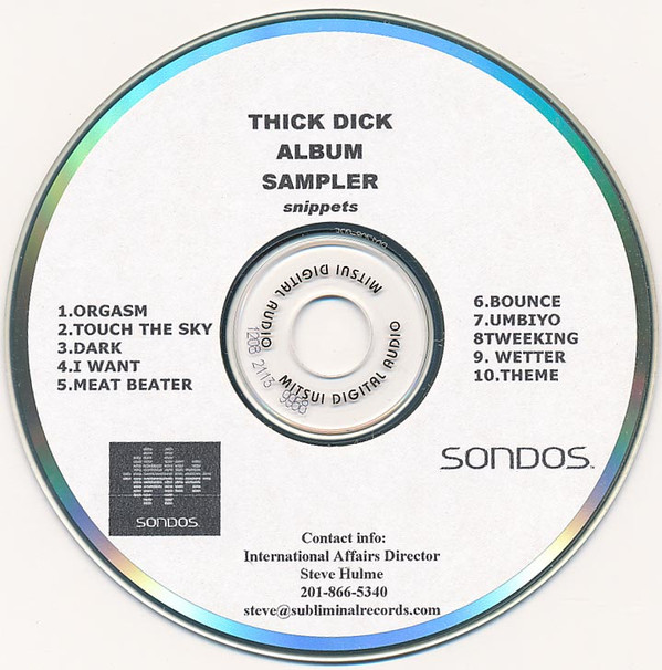 télécharger l'album Thick Dick - Album Sampler Snippets