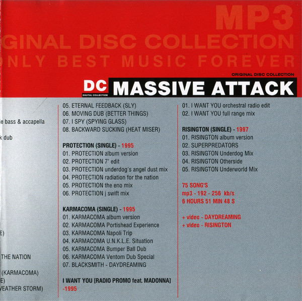 baixar álbum Massive Attack - MP3 Digital Collection Vol1