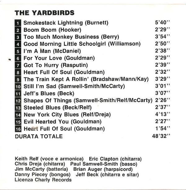 descargar álbum The Yardbirds - Untitled