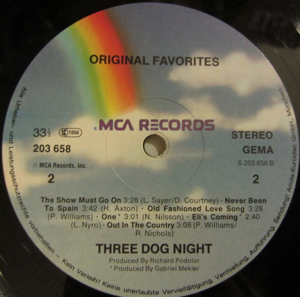télécharger l'album Three Dog Night - Original Favorites