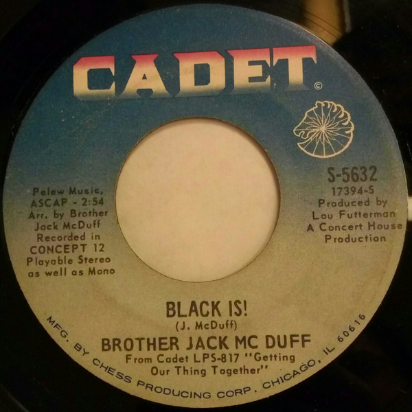 Brother Jack McDuff – Black Is! (1969, Vinyl) - Discogs