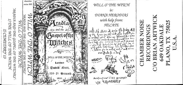 Will O' The Witch – Aradia And The Gospel Of Witches (1992, Cassette) -  Discogs