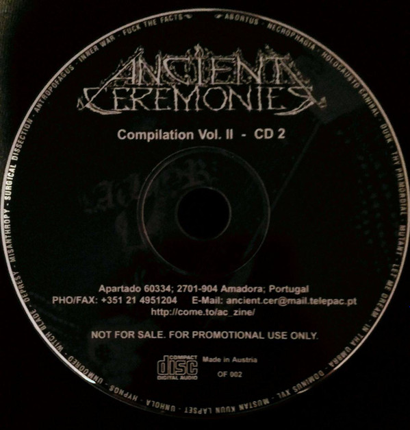 télécharger l'album Various - Ancient Ceremonies Compilation Vol II