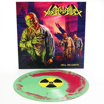 Toxic Holocaust – Hell On Earth (2014, Green/Pink Merge, Vinyl) - Discogs