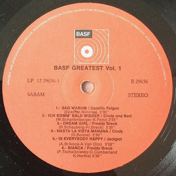 baixar álbum Various - BASF Greatest Vol 1