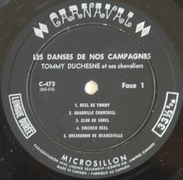 last ned album Tommy Duchesne Et Ses Chevaliers - Les Danses De Nos Campagnes