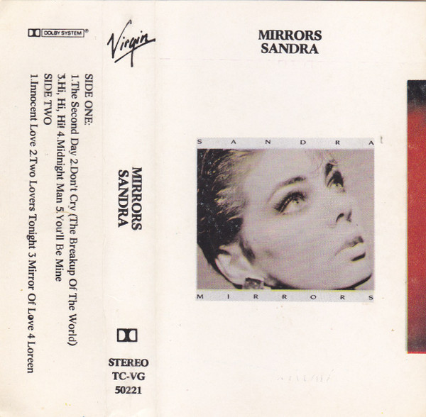 Sandra – Mirrors (1986, Cassette) - Discogs