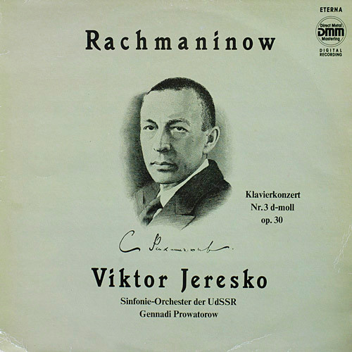 ladda ner album Rachmaninow, Viktor Jeresko, SinfonieOrchester Der UdSSR, Gennadi Prowatorow - Klavierkonzert Nr 3 D moll Op 30