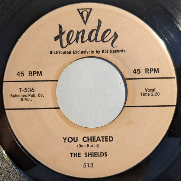 The Shields – You Cheated (1958, Vinyl) - Discogs