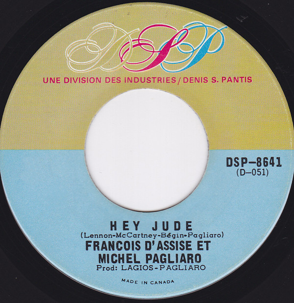 baixar álbum Francois D'Assise Michel Pagliaro - Hey Jude