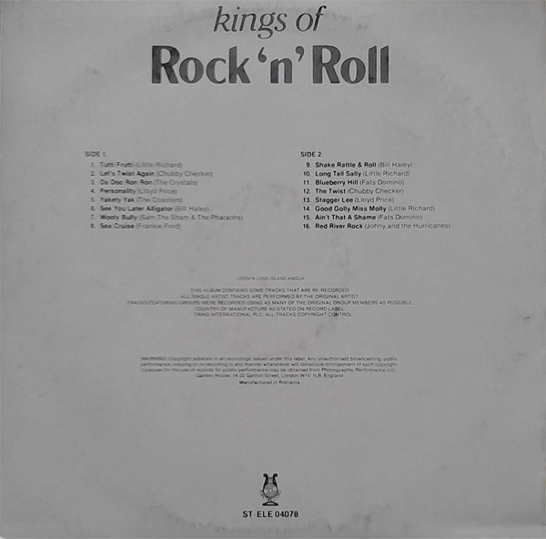 lataa albumi Various - Kings Of Rockn Roll