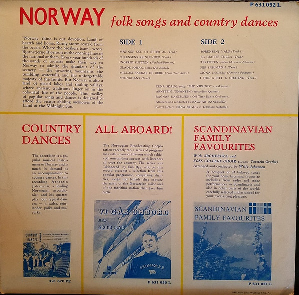 lataa albumi Various - Norway Folk Songs And Country Dances