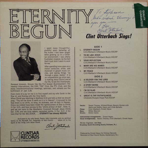 télécharger l'album Clint Utterbach - Eternity Begun