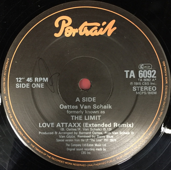 Oattes Van Schaik Formerly Known As The Limit – Love Attaxx