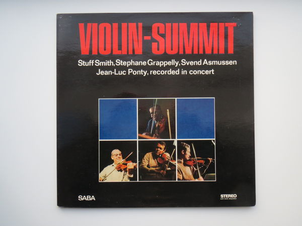 ◇ STUFF SMITH - STEPHANE GRAPPELLY / Violin Summit ◇ SABA 15 099