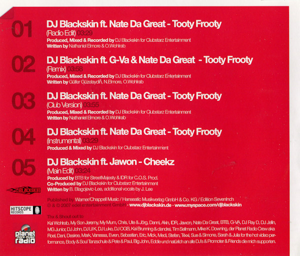lataa albumi DJ Blackskin - Tooty Frooty