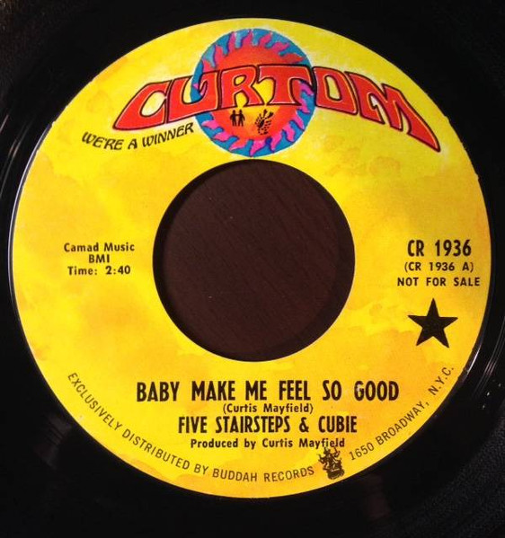 Five Stairsteps & Cubie – Baby Make Me Feel So Good (1969, Vinyl) - Discogs