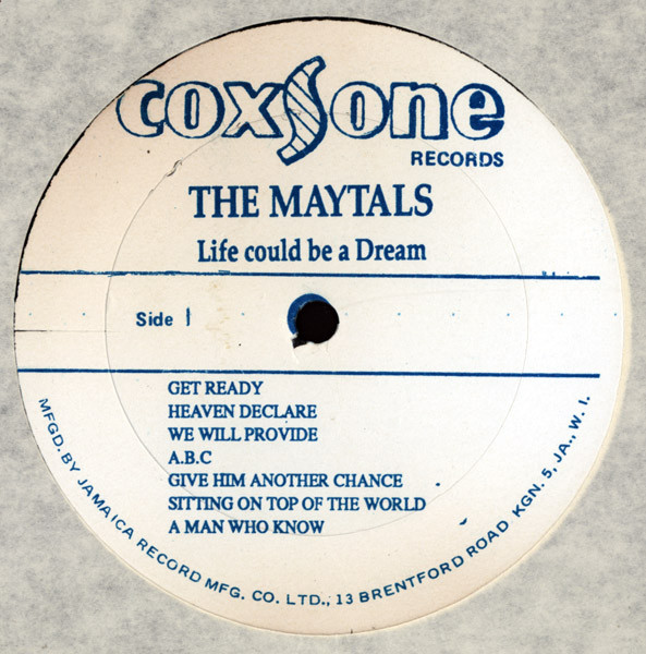 The Maytals – Life Could Be A Dream (Vinyl) - Discogs
