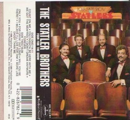 The Statler Brothers – Four For The Show (1986, CD) - Discogs