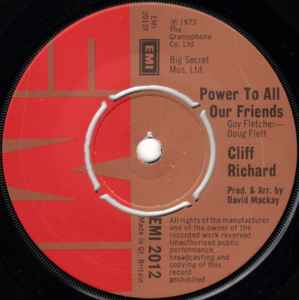 Power To All Our Friends (Vinyl, 7