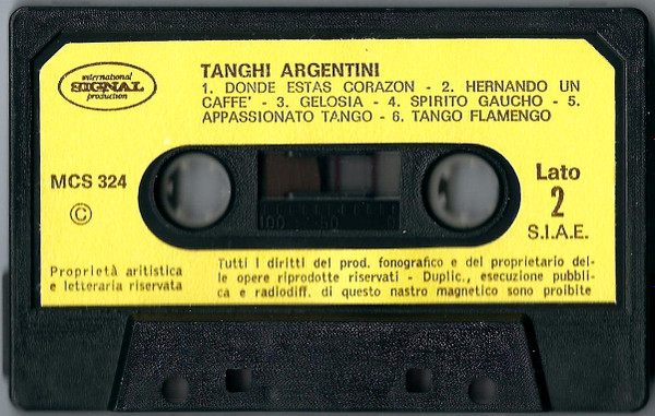 baixar álbum Unknown Artist - Tanghi Argentini