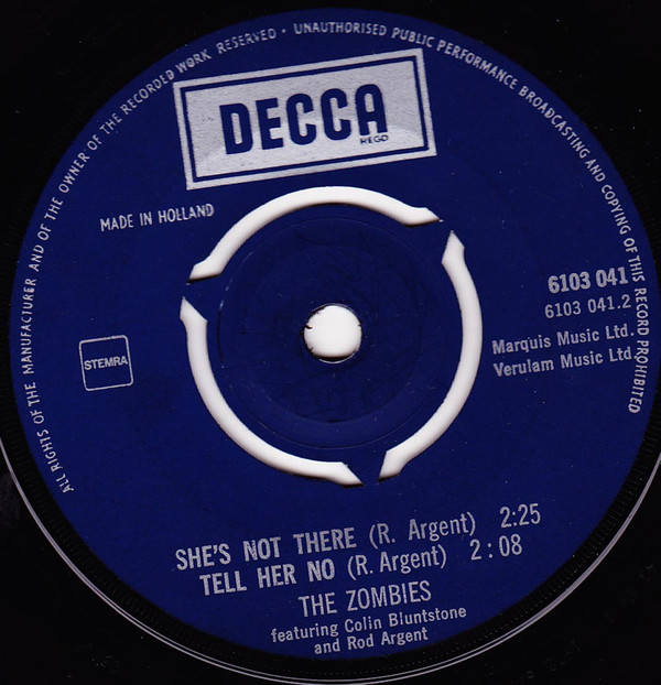 baixar álbum The Zombies Featuring Colin Blunstone And Rod Argent - Summertime Shes Not There Tell Her No