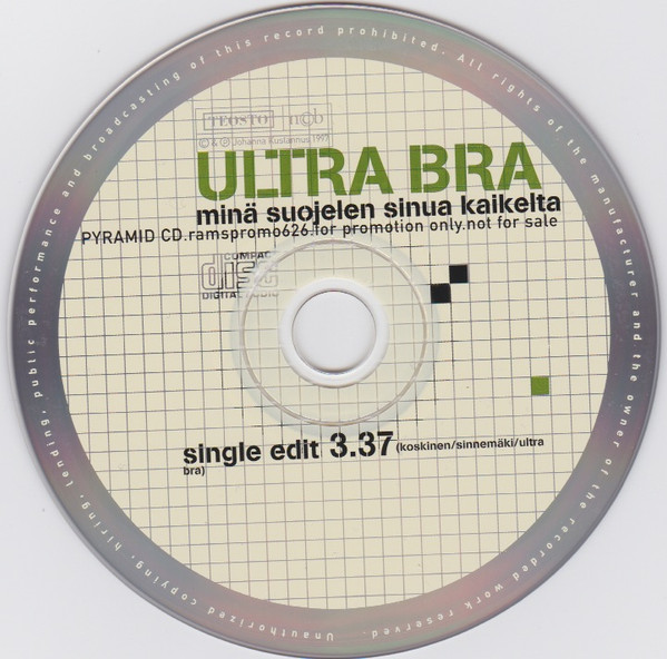 Ultra Bra – Minä Suojelen Sinua Kaikelta (1997, CD) - Discogs