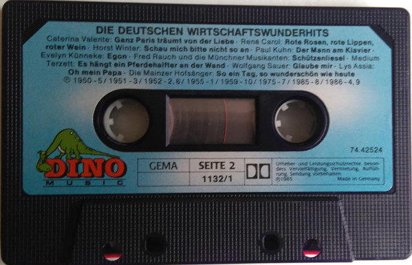 ladda ner album Various - Die Deutschen Wirtschaftswunder Hits 1
