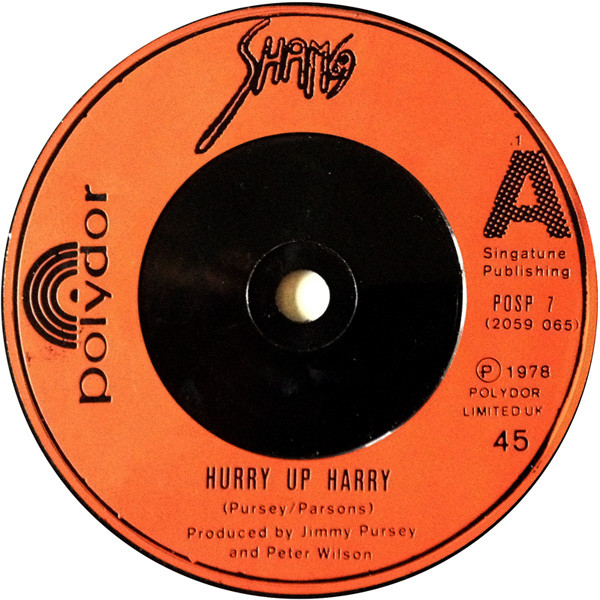 Sham 69 – Hurry Up Harry / No Entry (1978, Vinyl) - Discogs