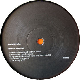 Maus & Stolle - For Your Ears Only | Releases | Discogs