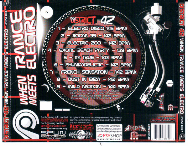 descargar álbum Download District 42 - When Trance Meets Electro album